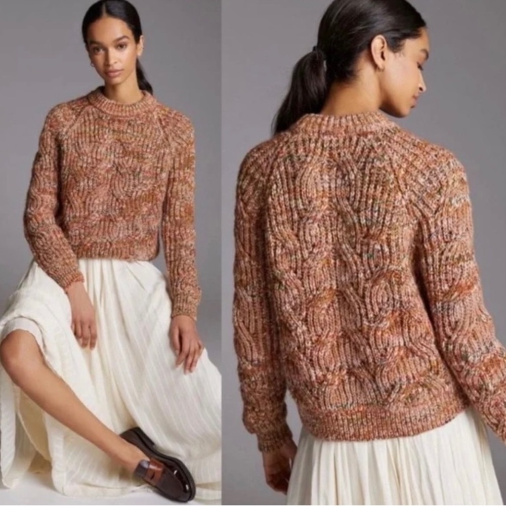 Anthropologie Scotch & Soda Cable Knit Sweater